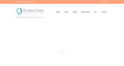 Desktop Screenshot of drjamestriana.com
